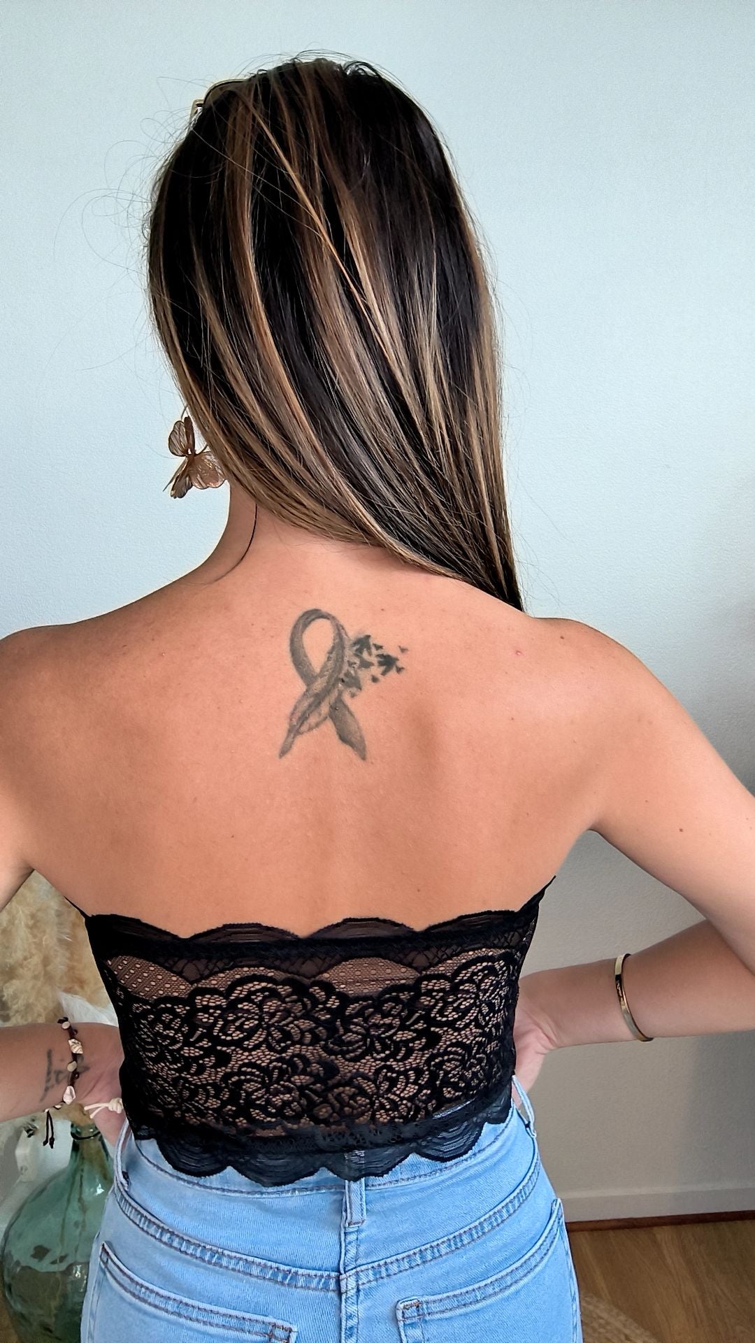 đź’« Bandeau dentelle avec coques amovibles