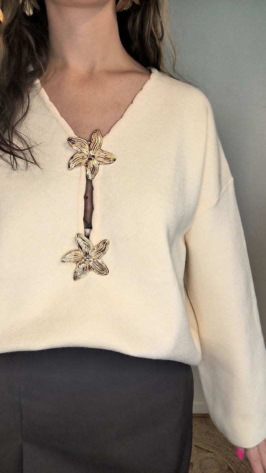 Pull CHIARA Beige