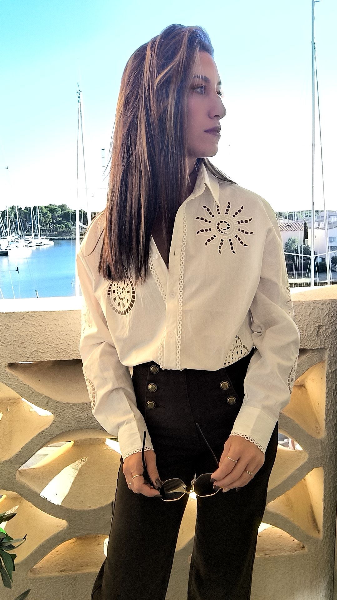 Chemise SOLENE Blanche