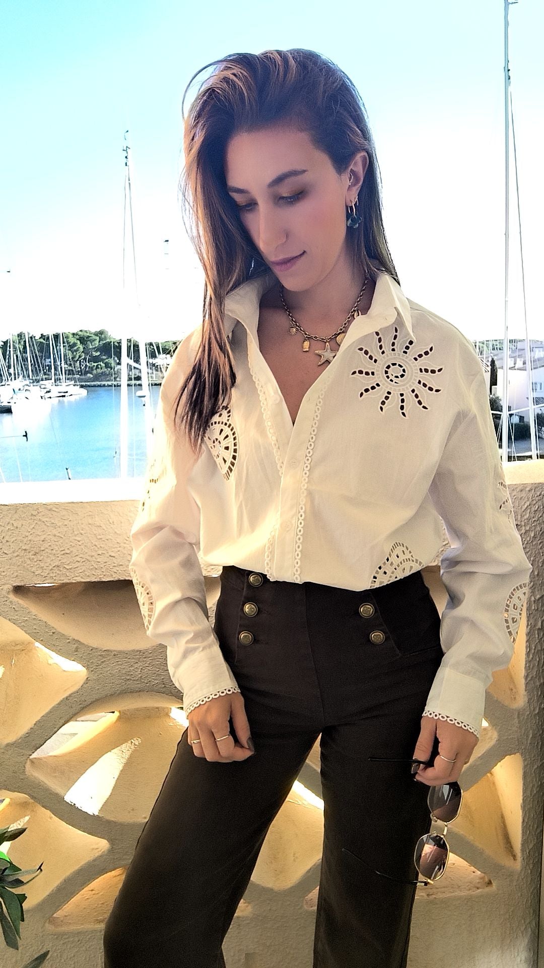 Chemise SOLENE Blanche