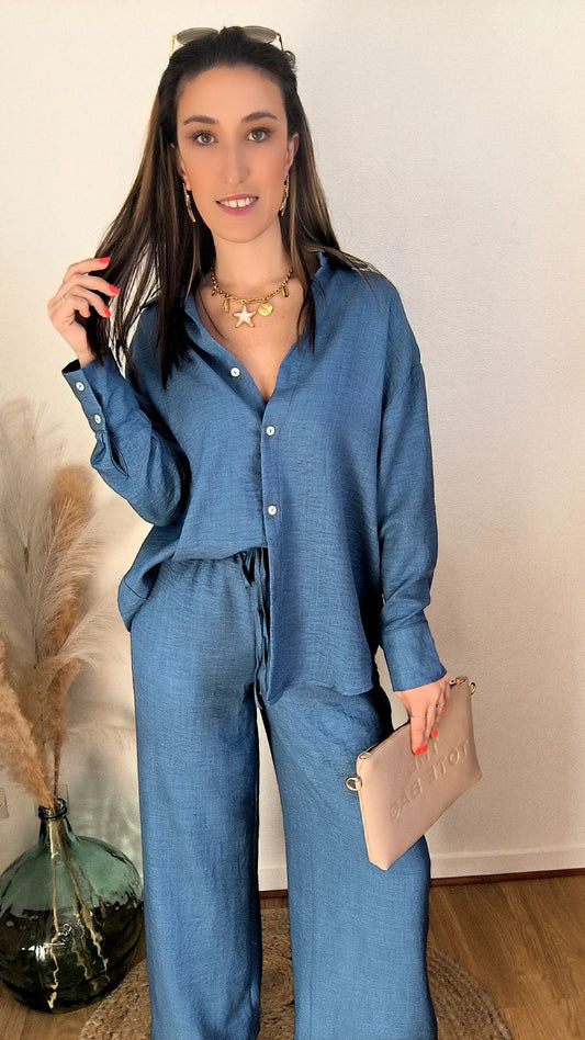 𝙴𝚗𝚜𝚎𝚖𝚋𝚕𝚎 𝙼𝙴𝙻𝙾𝙳𝚈 Bleu jeans