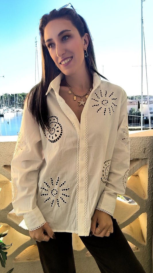 Chemise SOLENE Blanche