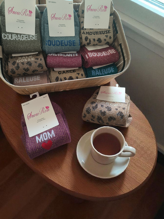 Lot mystère de 3 paires de chaussettes à paillettes – 15€ (modèles aléatoires)