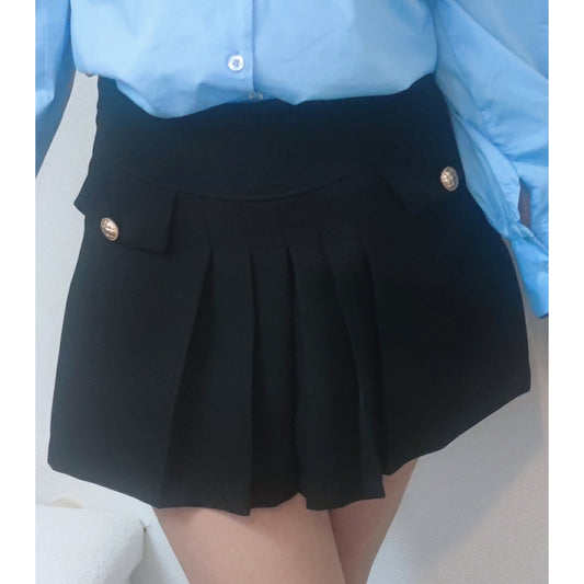 Jupe short LEA noir