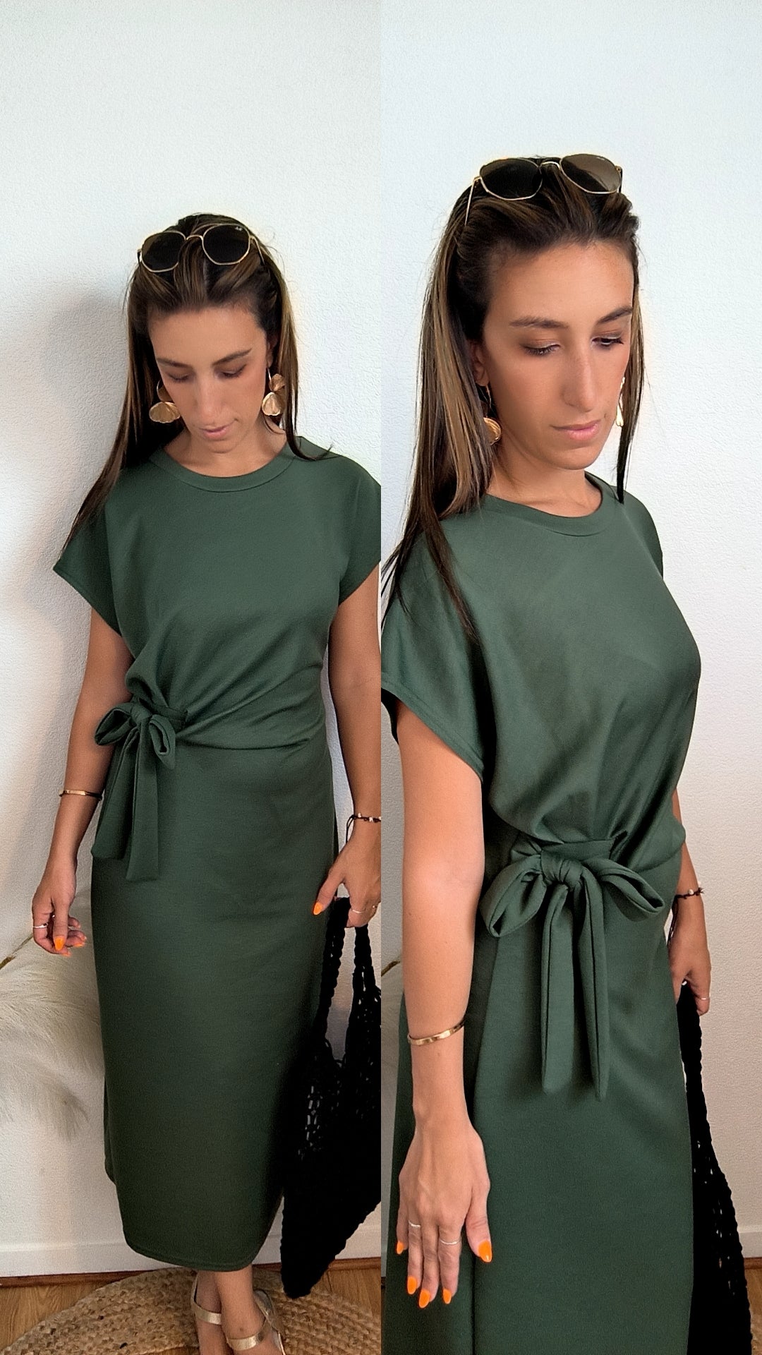 🌿 Robe Malia – Taille unique ajustable (Plusieurs coloris disponibles)
