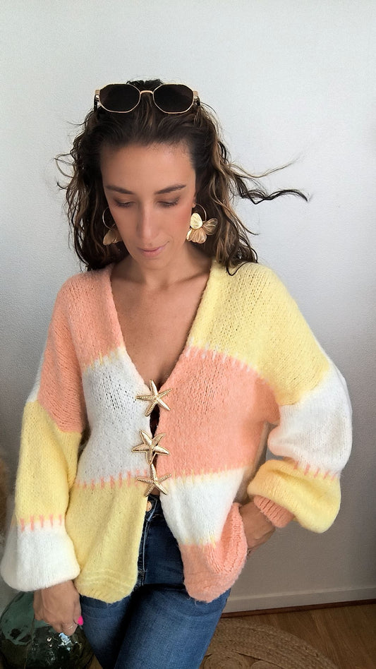Gilet Capucine (Broche en option)
