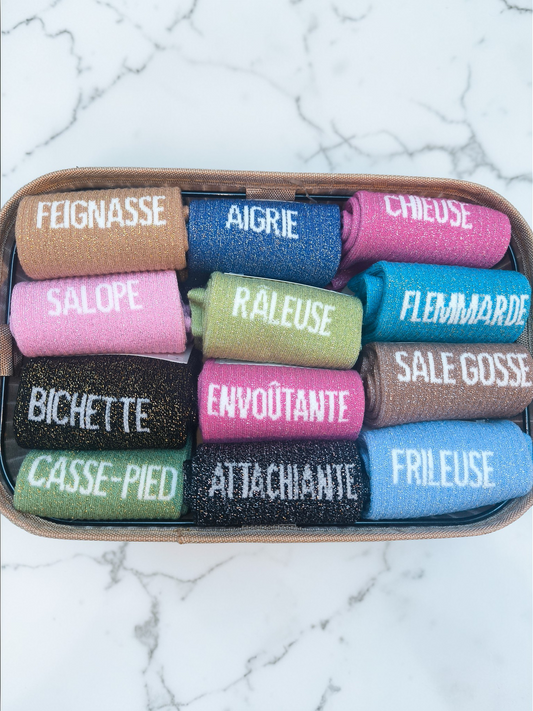 Chaussettes a paillettes