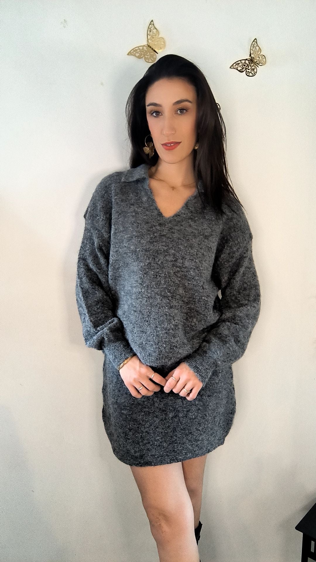 Pull PAOLINA Gris