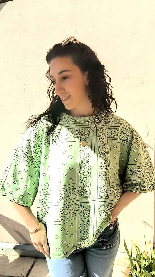 T-shirt Bandana (Plusieurs coloris)